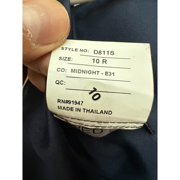 ALFRED SUNG D811S Midnight OFF THE SHOULDER Aline POCKETS Bridesmaid GOWN 10 - Picture 7 of 10